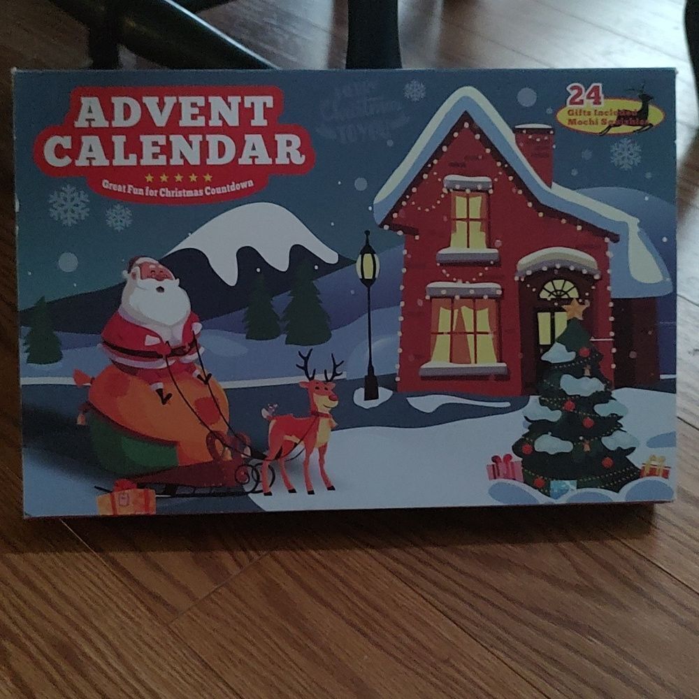Advent Calendar  Christmas 24 mochi squishables to open New in sealed packages